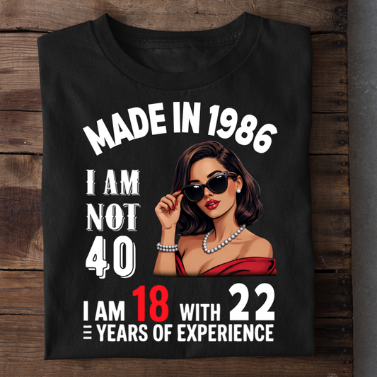 I AM NOT 40 DIVA QI