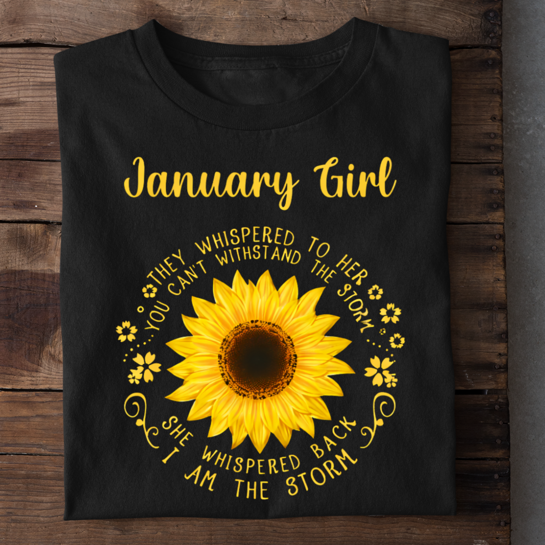 JANUARY GIRL I AM STORM QI
