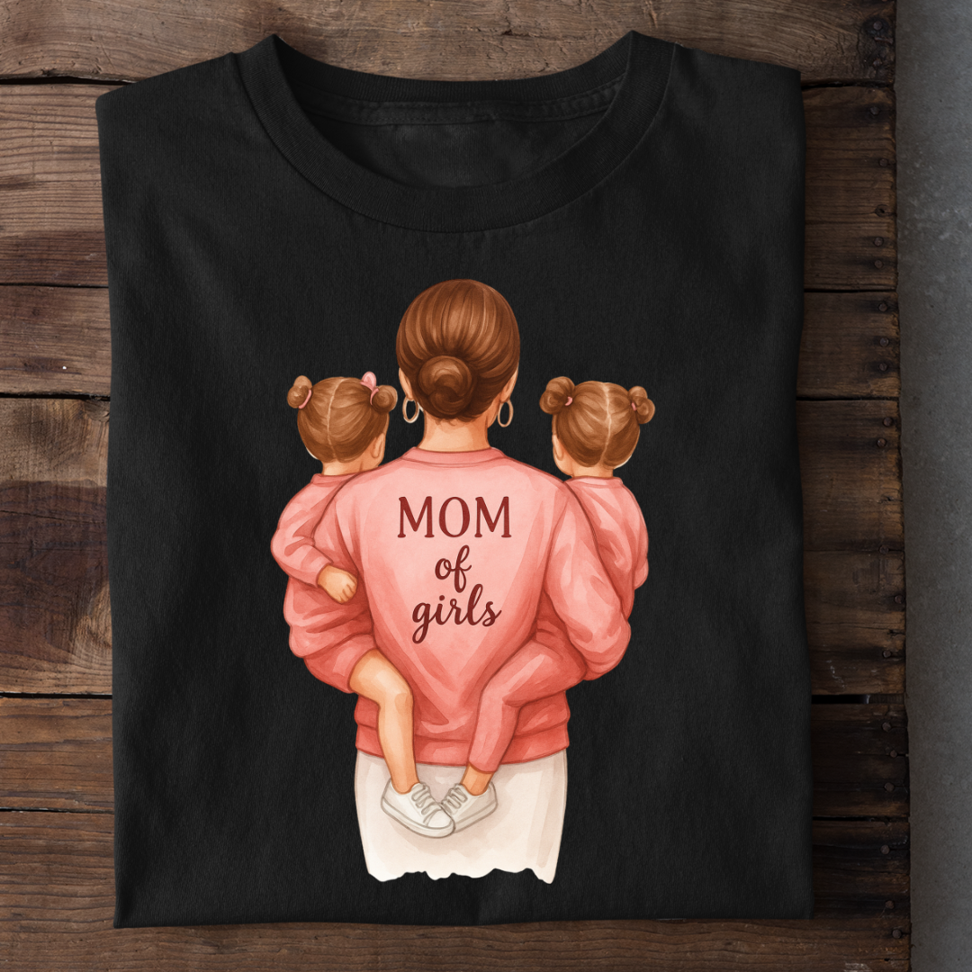 MOM OF GIRLS TEE QI