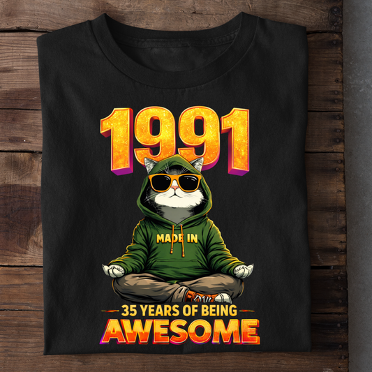 MADE 1991-35 YEARS AWESOME QI