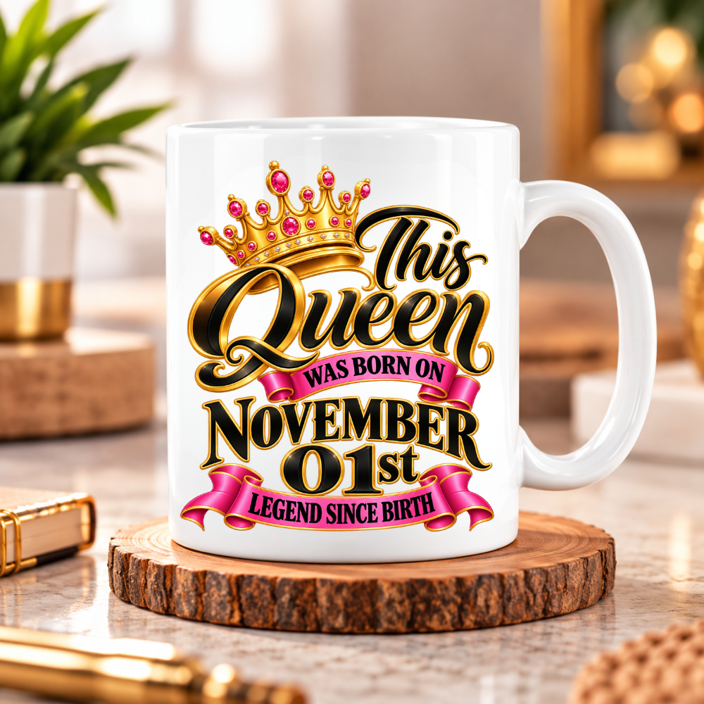 QUEEN 1ST NOVEMBER MUG