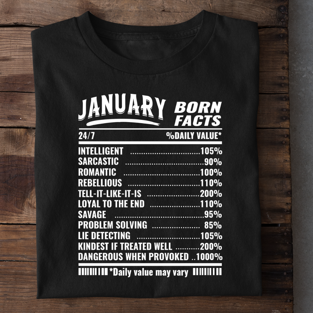 JANUARY BORN FACT QI