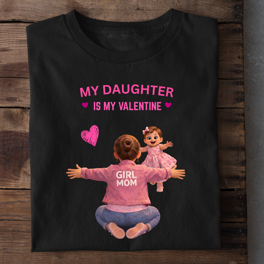 MY DAUGHTER IS MY VALENTINE(GIRL MOM)