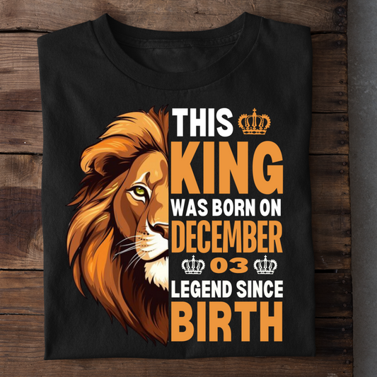 KING 3RD DECEMBER