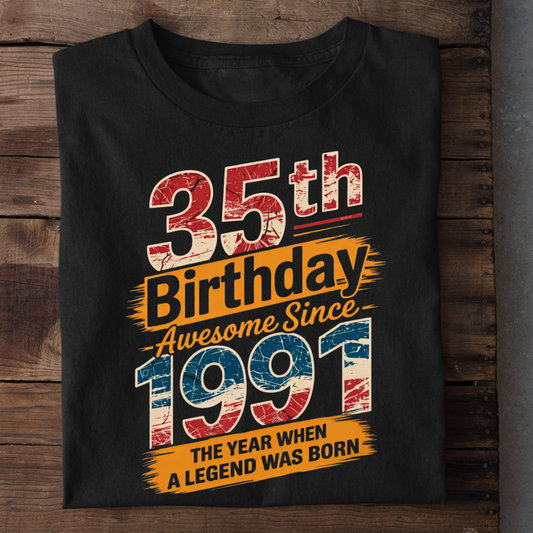 35TH BIRTHDAY AWESOME 1991 QI