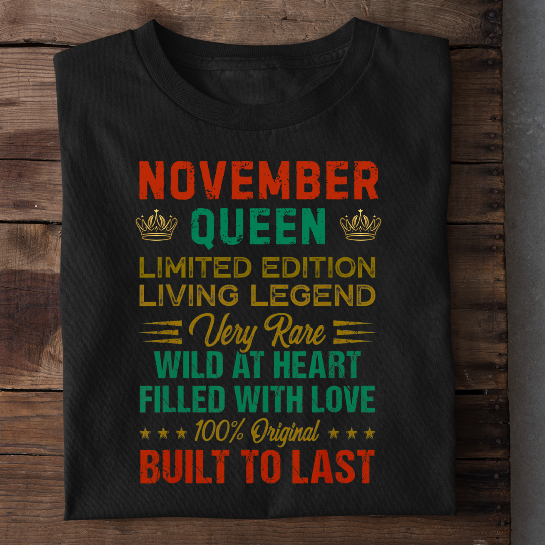 NOVEMBER QUEEN BUILT TO LAST QI