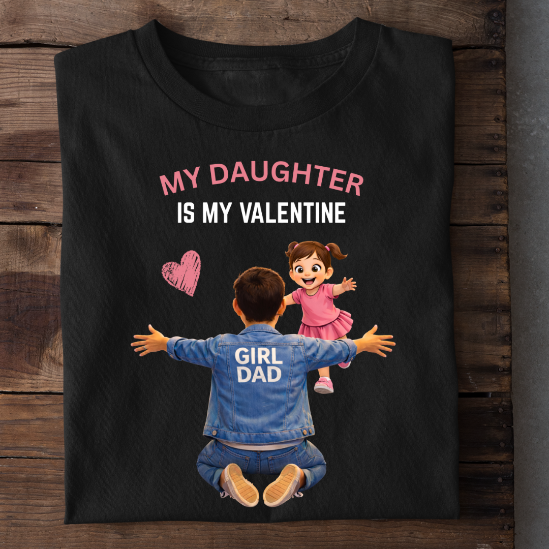 MY DAUGHTER IS MY VALENTINE(GIRL DAD)