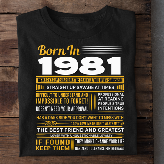 1981 BORN QUALITIES QI