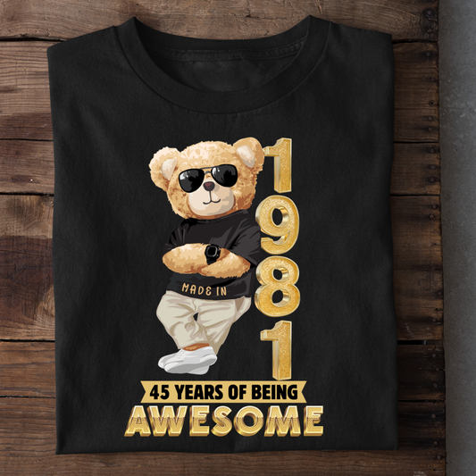 45-1981 YEARS OF BEING AWESOME QI