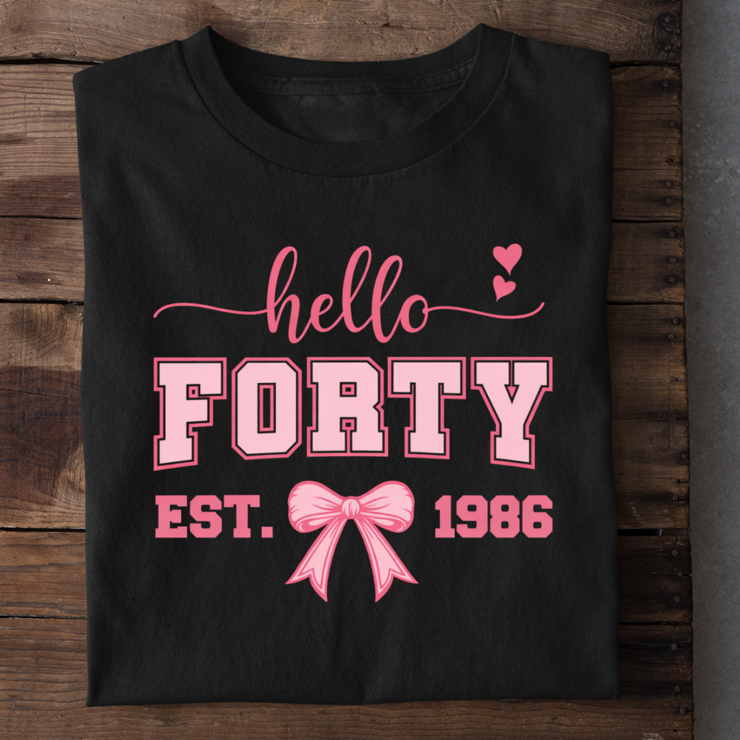 HELLO 40 EST 1986 QI