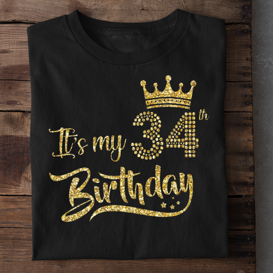 IT'S MY 34Th BIRTHDAY QI