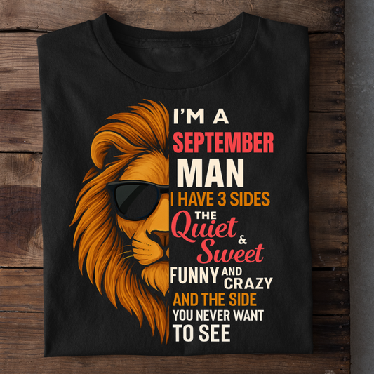 SEPTEMBER MAN WITH 3 SIDES QI