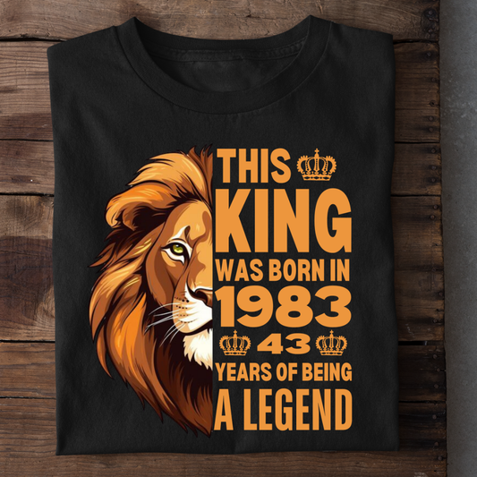 1983 KING 43 YEARS BEING LEGEND QI