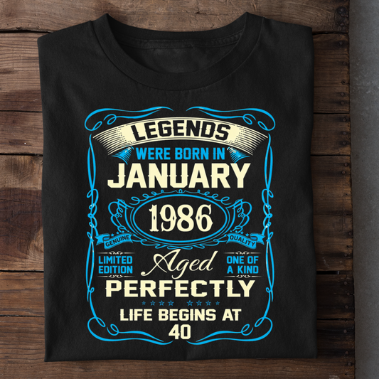 LEGENDS JANUARY 1986 QI