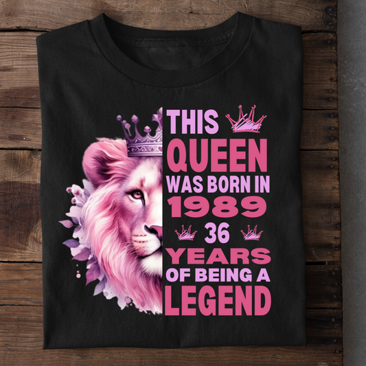 QUEEN BORN 1989 LEGEND 36 QI