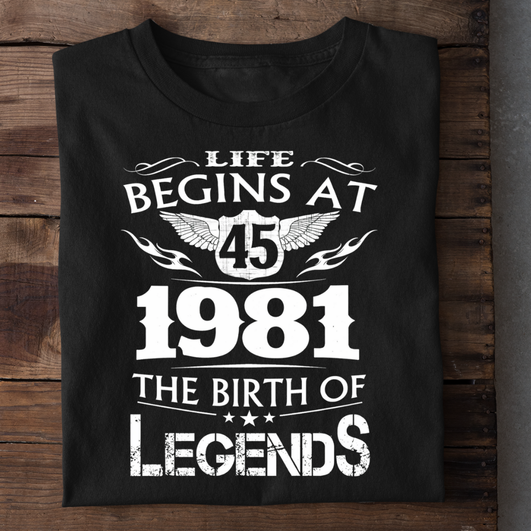 LIFE BEGINS 45-1981 LEGENDS QI