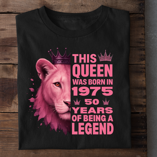 1975 QUEEN 50 YEARS BEING LEGEND
