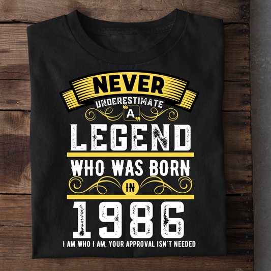 NEVER UNDERESTIMATE 1986 LEGEND QI