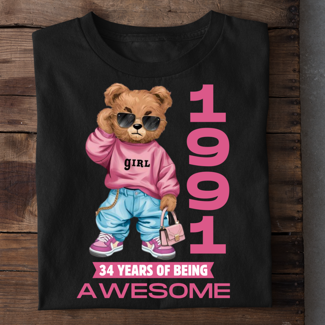 34-1991 YEARS OF BEING AWESOME QI