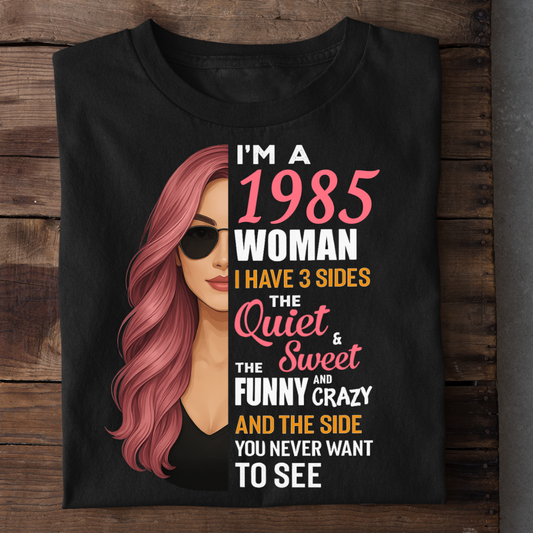 1985 WOMAN WITH 3 SIDES QI