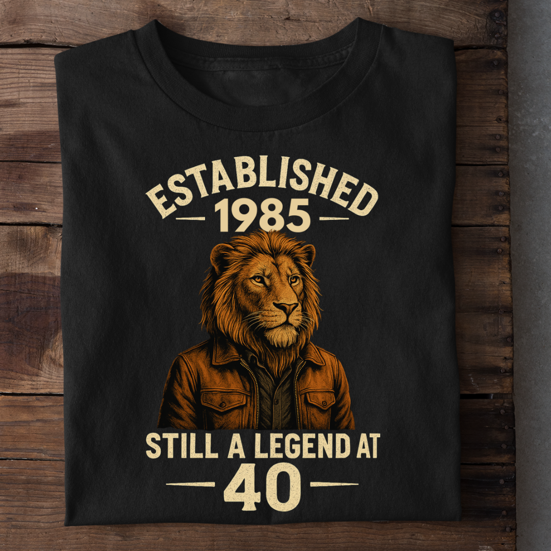 ESTABLISHED IN 1985 LEGEND AT 40 QI