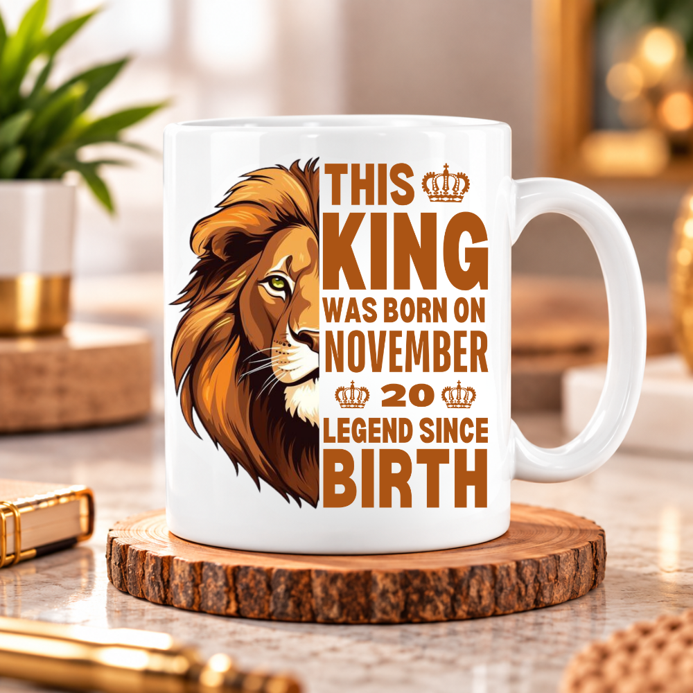 KING 20TH NOVEMBER MUG