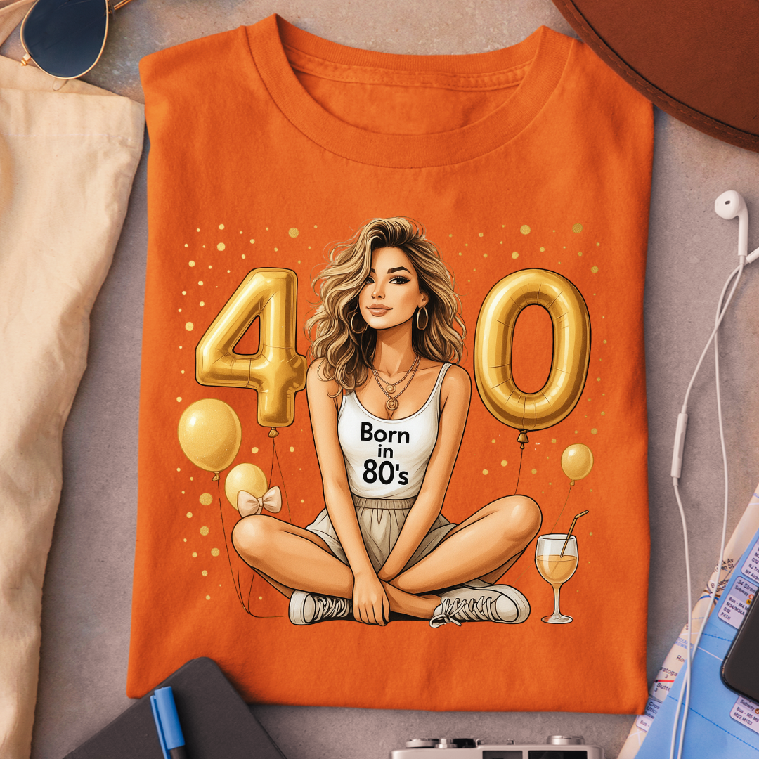 BEST 40TH BIRTHDAY SHIRT QI