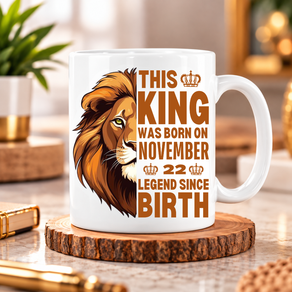 KING 22ND NOVEMBER MUG