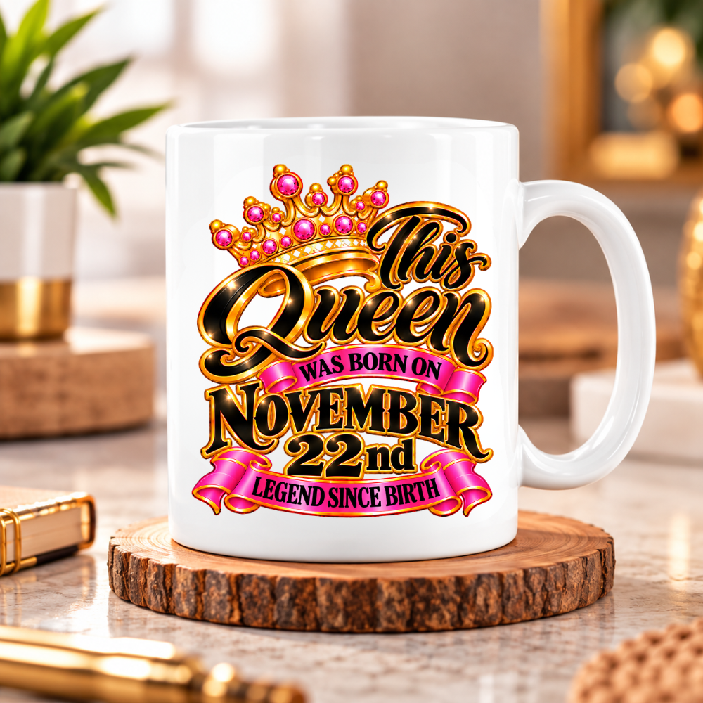 QUEEN 22ND NOVEMBER MUG