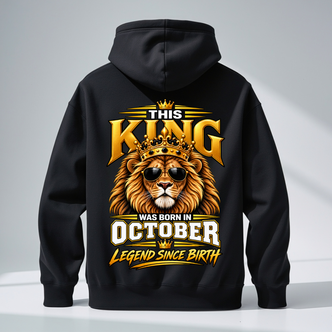 OCTOBER KING LEGEND BACK PRINT HOODIE QI