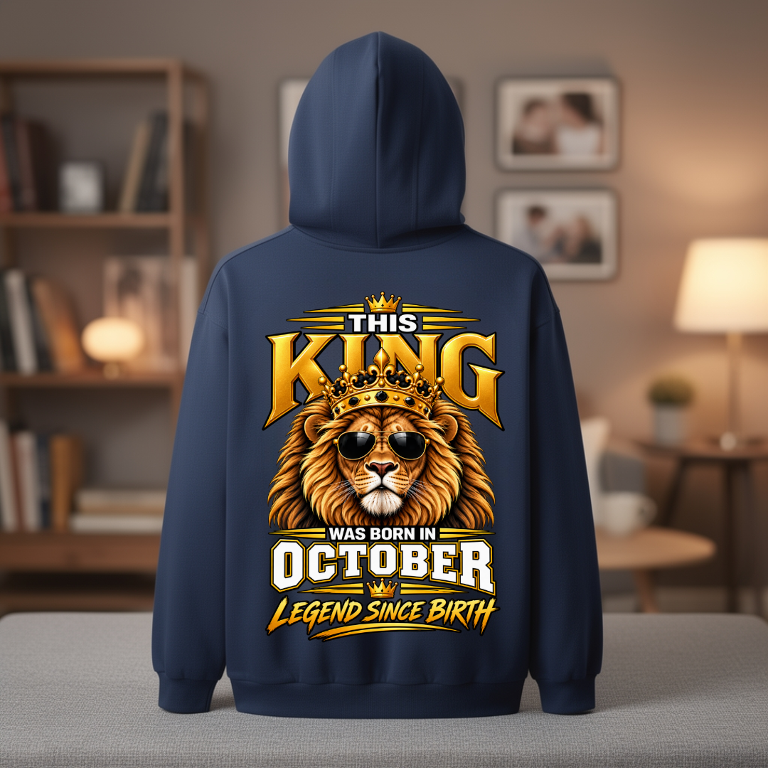 OCTOBER KING LEGEND BACK PRINT HOODIE QI