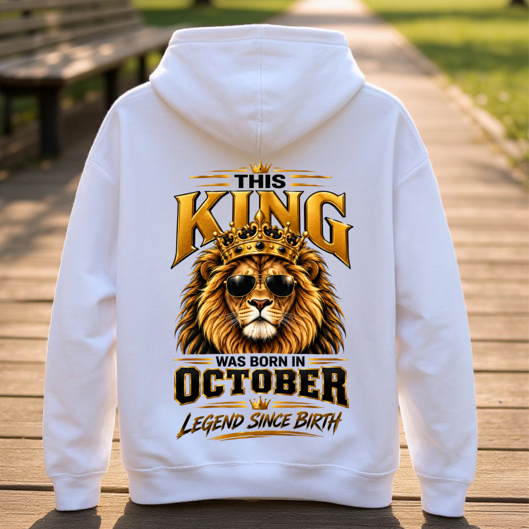 OCTOBER KING LEGEND BACK PRINT HOODIE QI