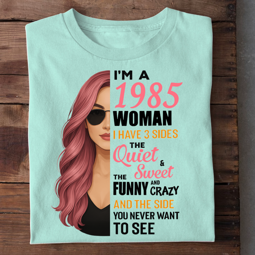 1985 WOMAN WITH 3 SIDES QI
