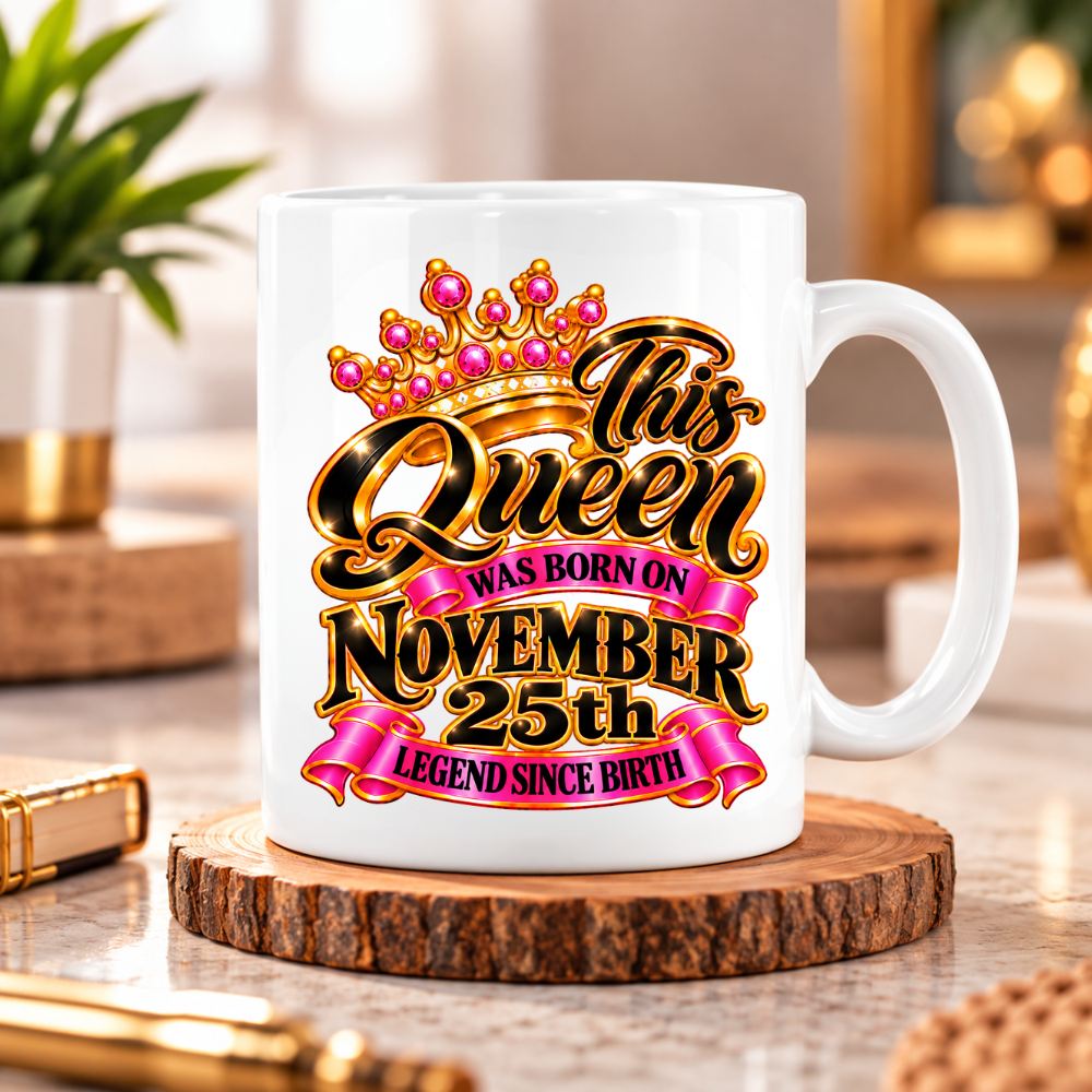 QUEEN 25TH NOVEMBER MUG