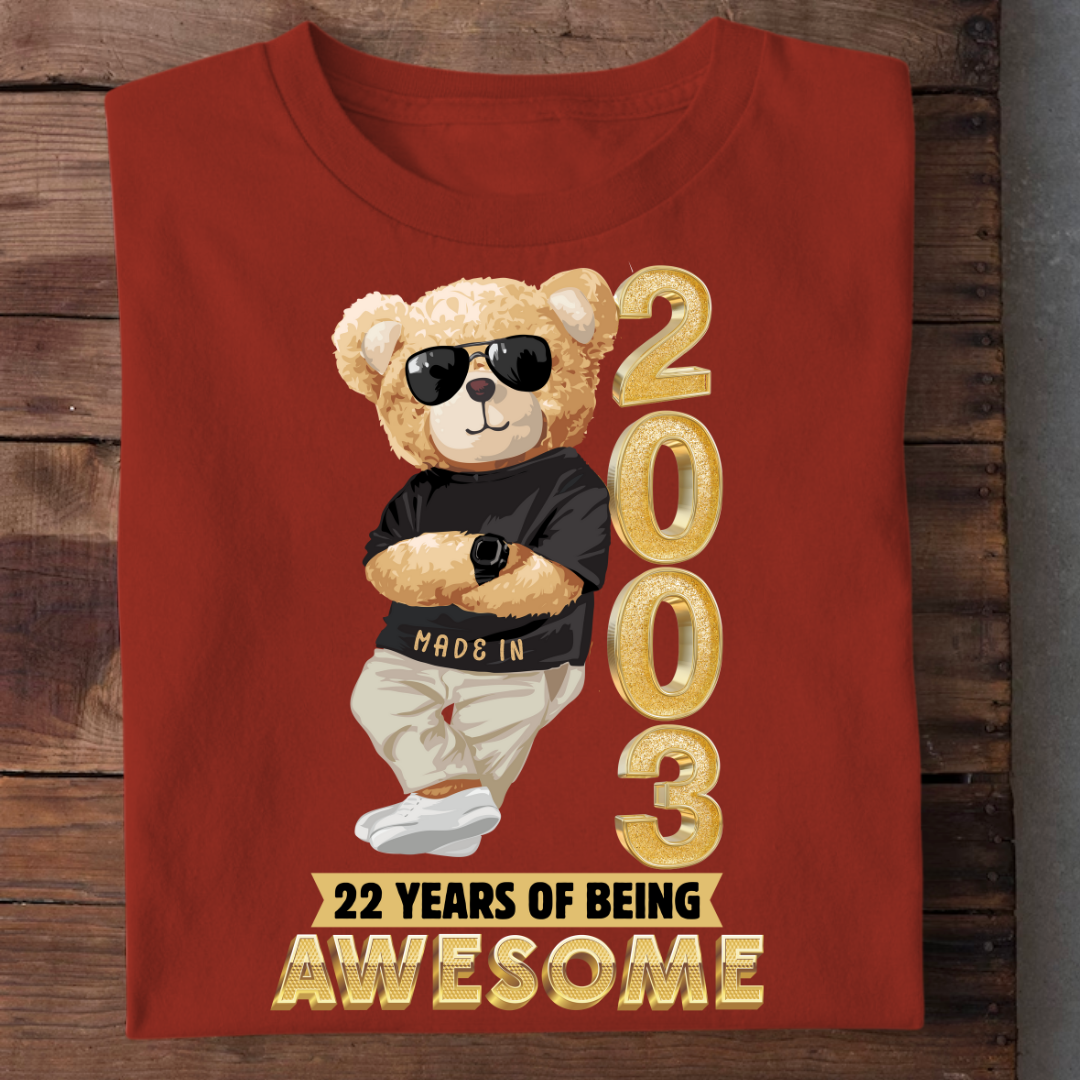 22-2003 YEARS OF BEING AWESOME QI