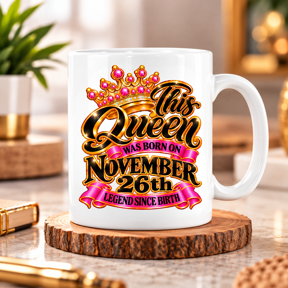QUEEN 26TH NOVEMBER MUG