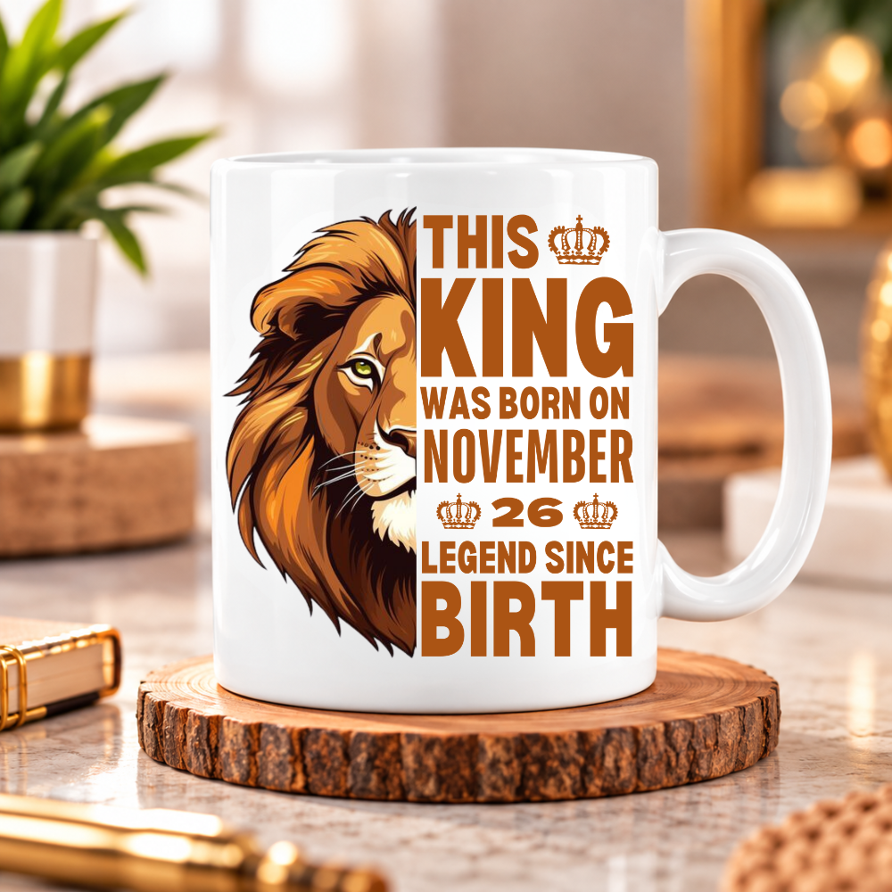 KING 26TH NOVEMBER MUG