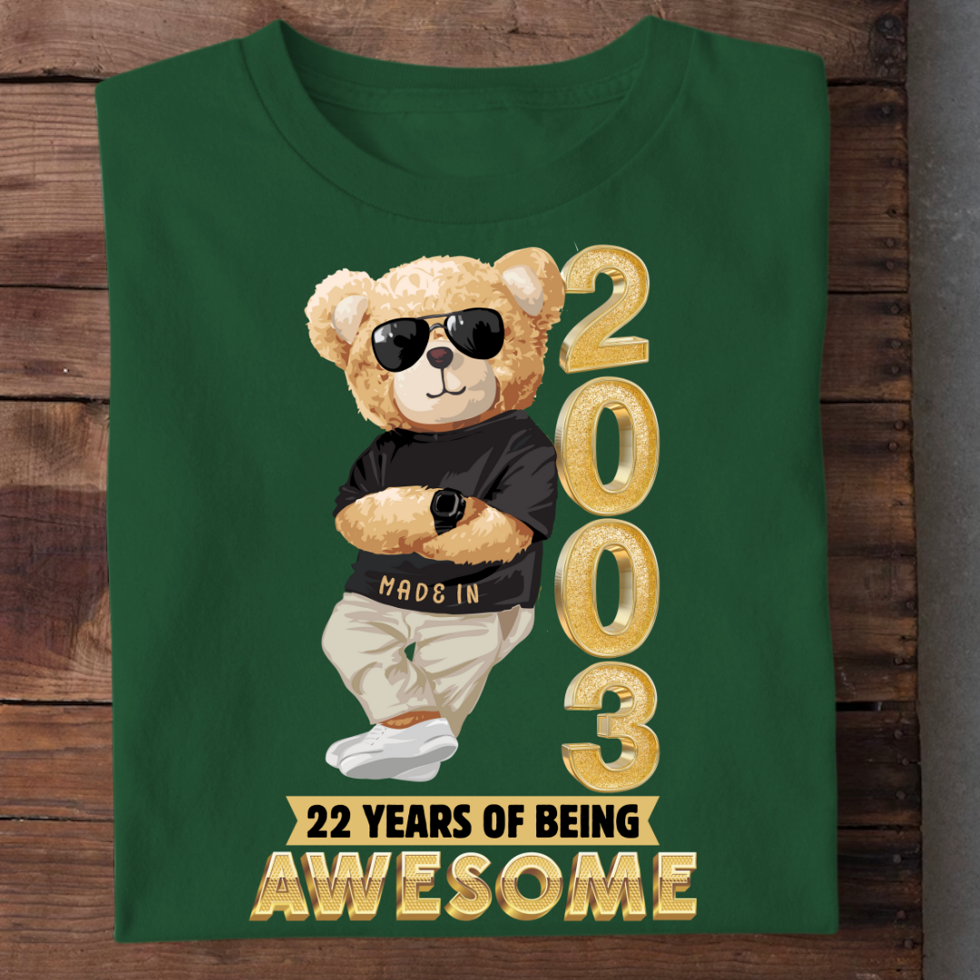 22-2003 YEARS OF BEING AWESOME QI