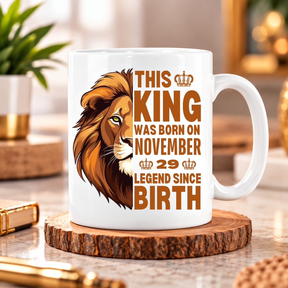 KING 29TH NOVEMBER MUG