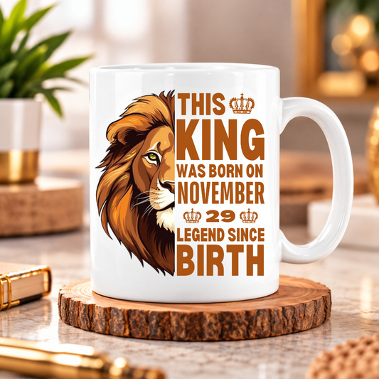 KING 29TH NOVEMBER MUG