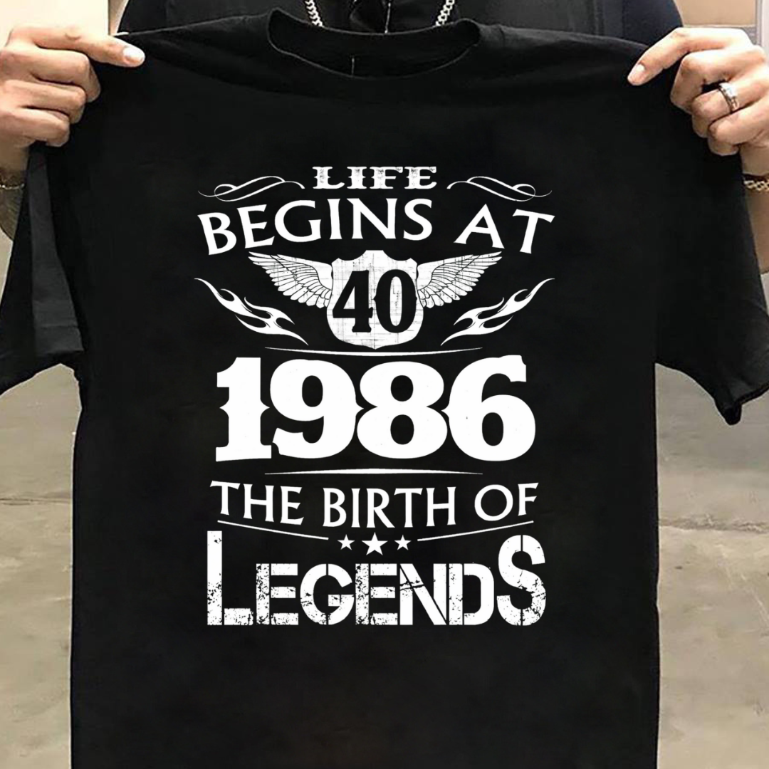 LIFE BEGINS 40-1986 LEGENDS QI