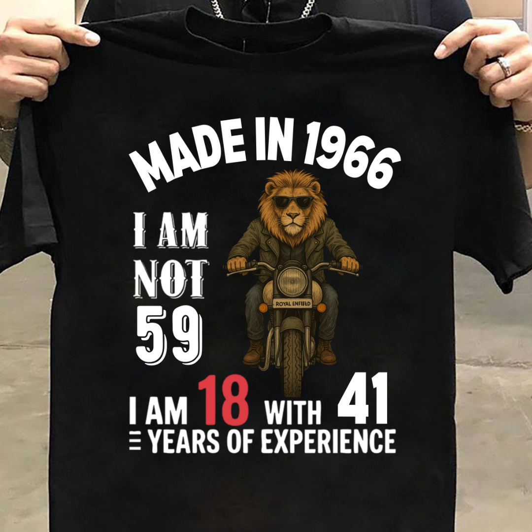 MADE IN 1966 I AM NOT 59 QI