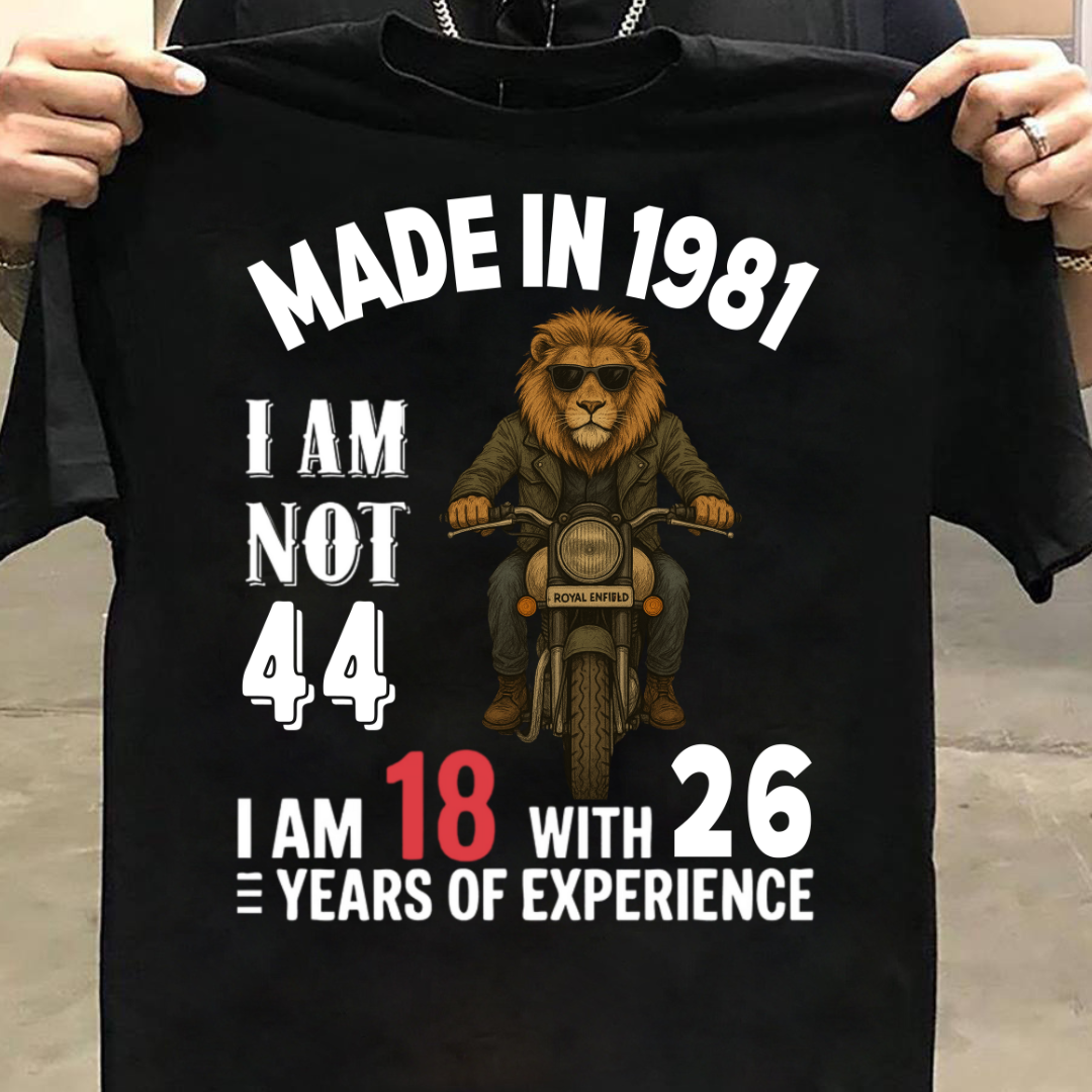 MADE IN 1981 I M NOT44 QI