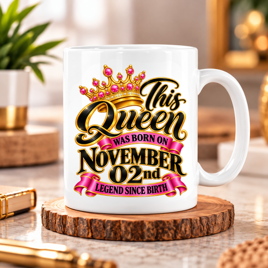 QUEEN 2ND NOVEMBER MUG