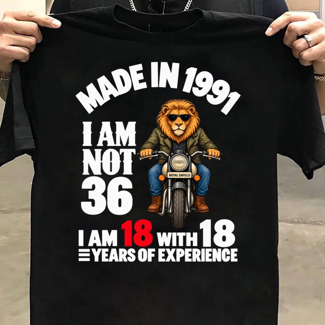 QUEEN MADE IN 1987 I AM NOT 40
