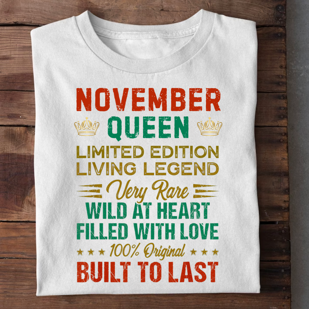 NOVEMBER QUEEN BUILT TO LAST QI