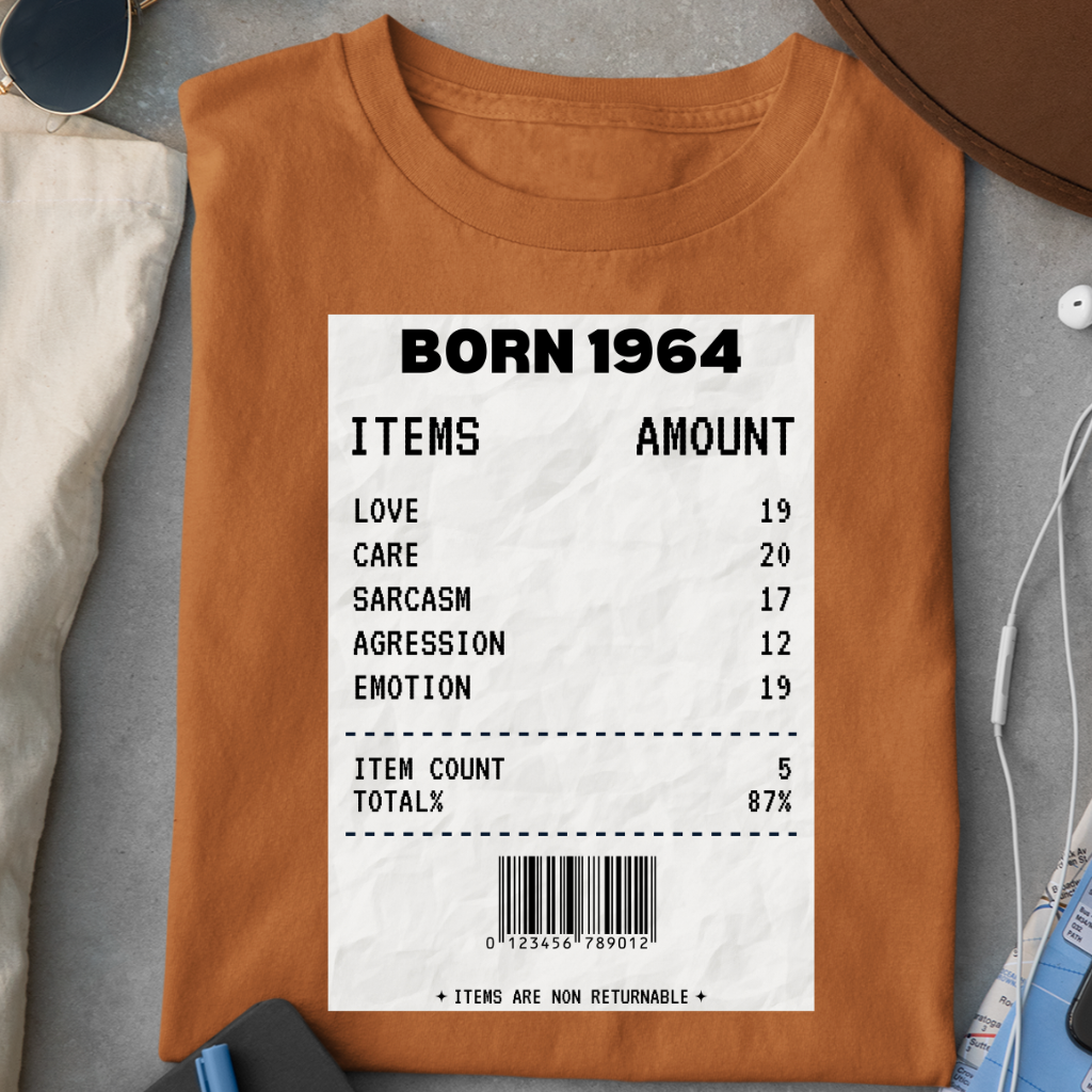 BORN 1964 ITEMS