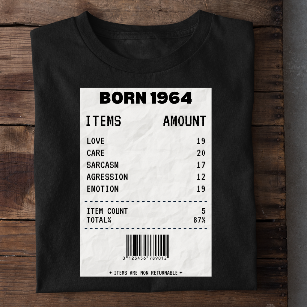 BORN 1964 ITEMS