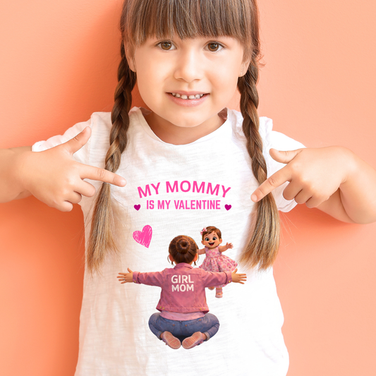 MY MOM IS MY VALENTINE(GIRL MOM)