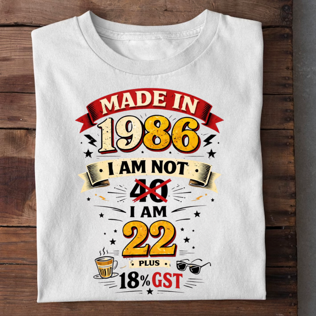 NOT 40 BUT 22 PLUS GST QI